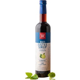 Sirop BIO pentru ceai rece cu ceai negru și lime - 500 ml