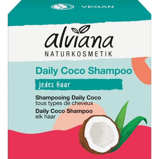 alviana Naturkosmetik Shampoing Daily Coco - 60 g