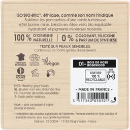 LÉA NATURE SO BiO étic Blush Bonne Mine - Teint Divin - 01 Bois de Rose