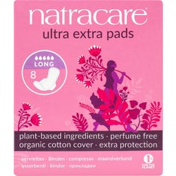 natracare Damenbinden Ultra Extra Long - 8 Stk