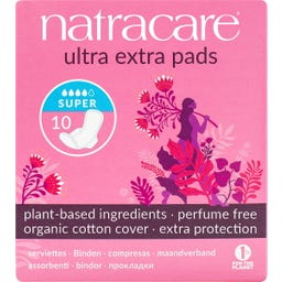 natracare Damenbinden Ultra Extra Super - 10 Stk