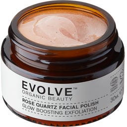 Evolve Organic Beauty Rose Quartz Facial Polish - 30 ml