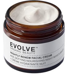 Evolve Organic Beauty Nightly Renew Facial Cream - 60 ml