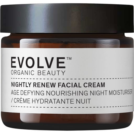 Evolve Organic Beauty Nightly Renew Facial Cream - 60 ml