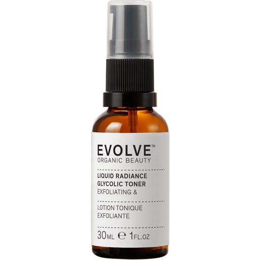 Evolve Organic Beauty Liquid Radiance Glycolic Toner - 30 ml