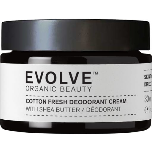 Evolve Organic Beauty Cotton Fresh Deodorant Cream - 30 ml