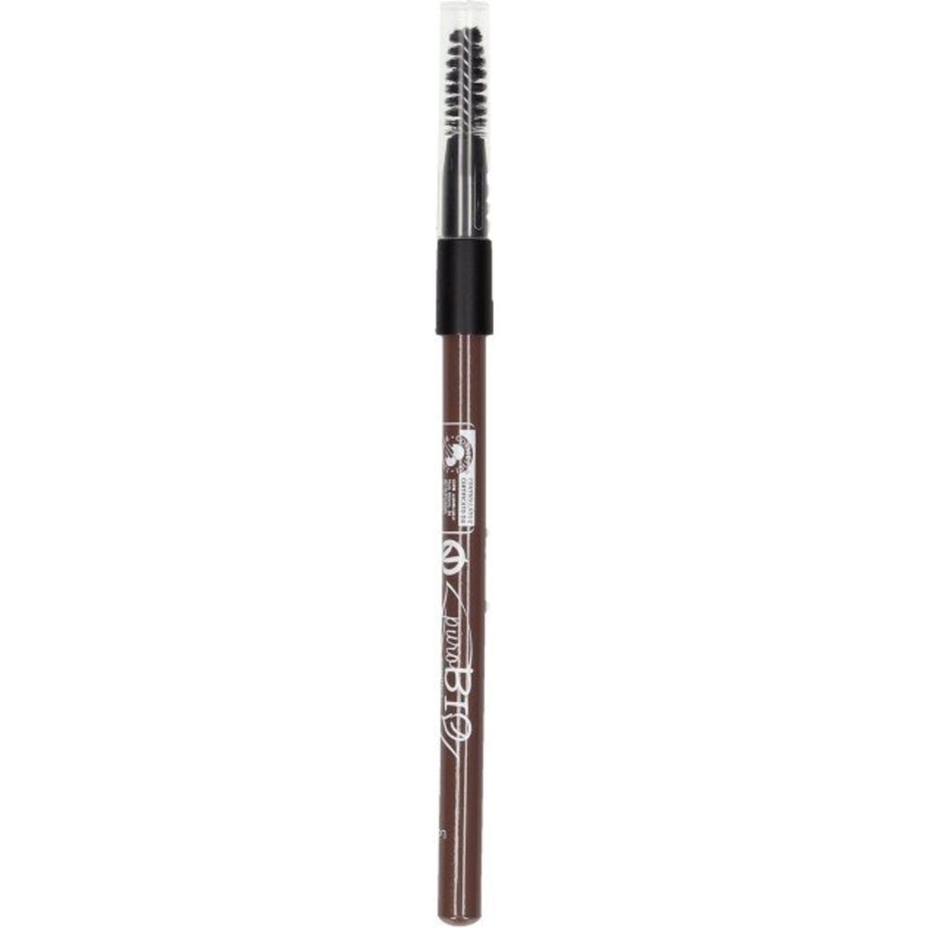 puroBIO Cosmetics Eyeliner Matita Occhi & Sopracciglia, 28. Tortora scuro