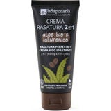 La Saponaria Cr&egrave;me &agrave; Raser & Soin du Visage 2-en-1