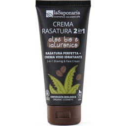 La Saponaria Crème à Raser & Soin du Visage 2-en-1 - 100 ml