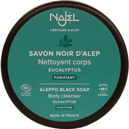 Najel Czarne mydło Aleppo z eukaliptusem - 180 g