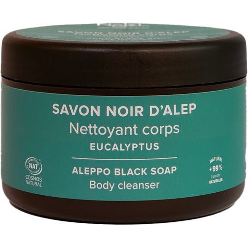Najel Zwarte Aleppo Zeep met Eucalyptus - 180 g