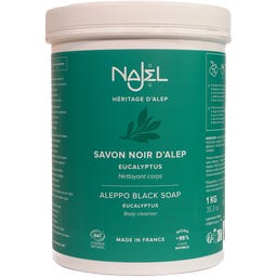 Najel Black Aleppo Soap with Eucalyptus - 900 g