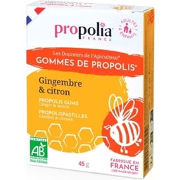 Propolia Organic Propolis Gums - Ginger & Lemon