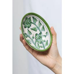 Tranquillo Posodica za milo Blue Pottery - zelena