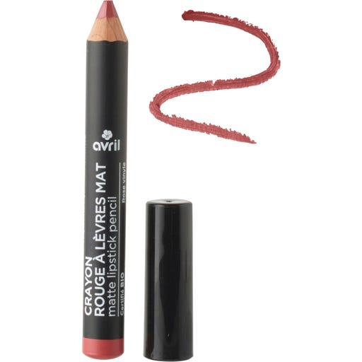 Avril Matte Lipstick Pencil Jumbo - Rose vinyle