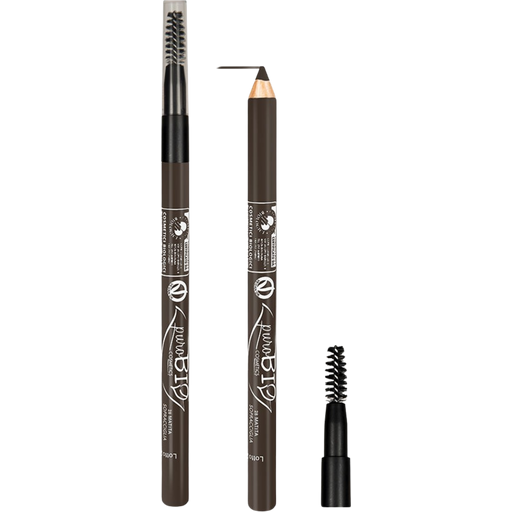 puroBIO cosmetics Eye & Eye Brow Pencil - 28 Dark Taupe, vegan 