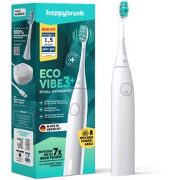 Brosse à Dents Sonique ECO VIBE 3+ - Blanc/Menthe - 1 kit