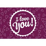 Ecco Verde Mensaje Personalizado - "I Love You!"