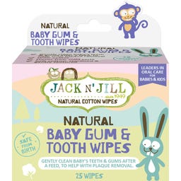 JACK N'JILL Zahnreinigungstücher - 1 Pkg