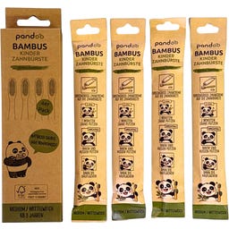 pandoo Spazzolini da Denti per Bambini - 4 pezzi