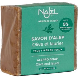 Najel Sapone di Aleppo con 5% Olio di Alloro - 190 g