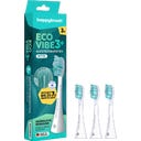 happybrush ECO VIBE 3+ - Testine White