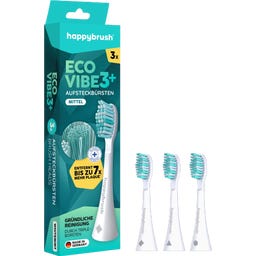 happybrush ECO VIBE 3+ - Testine White - 1 set