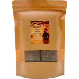 akamuti African Black Soap Bar - 480 g