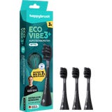 happybrush Eco VIBE 3+ AllBlack Clip-on Brushes