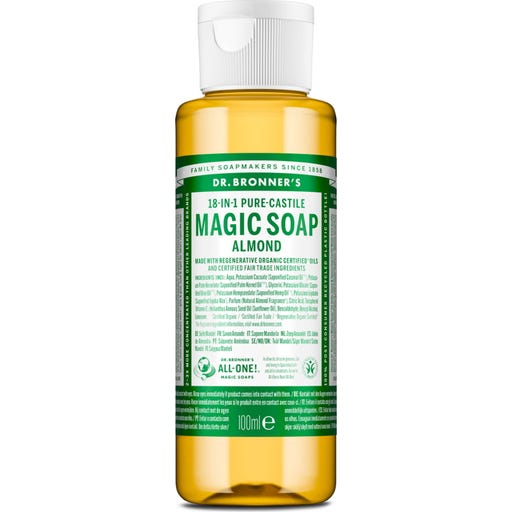 Dr. Bronner's 18in1 Pure Castile Magic Soap Almond - 100 ml