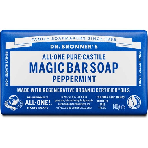 Dr. Bronner's Magic Bar Soap Peppermint - 140 g