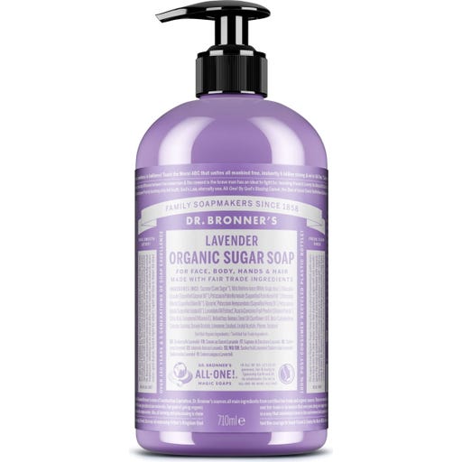 Dr. Bronner's Levandulové cukrové mýdlo - 710 ml