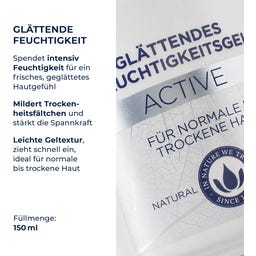 Heliotrop NATURE & BEAUTY ACTIVE Glättendes Feuchtigkeitsgel - 150 ml