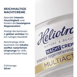 Heliotrop NATURE & BEAUTY MULTIACTIVE Nachtcreme - 50 ml