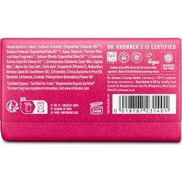 Dr. Bronner's Magic Bar szappan - Rose - 140 g