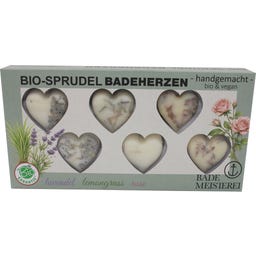 Bademeisterei Bio srčki za penečo kopel set (6 kosov) - 1 set