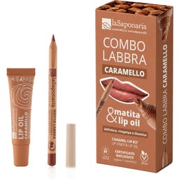 La Saponaria Set cadou pentru buze - Caramello