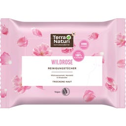 Terra Naturi WILD ROSE Cleansing Wipes - 25 pieces