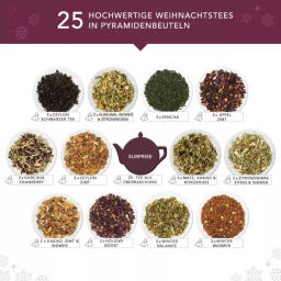 Bio kalendarz adwentowy z herbatą 