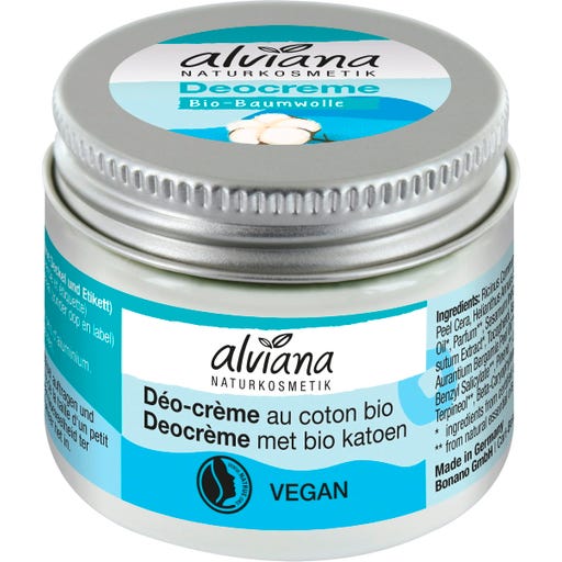alviana Naturkosmetik Organic Cotton Deodorant Cream - 50 ml