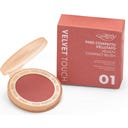 puroBIO cosmetics Velvet Touch Compact Blush - 01 Pinky Nude (matt) - vegan