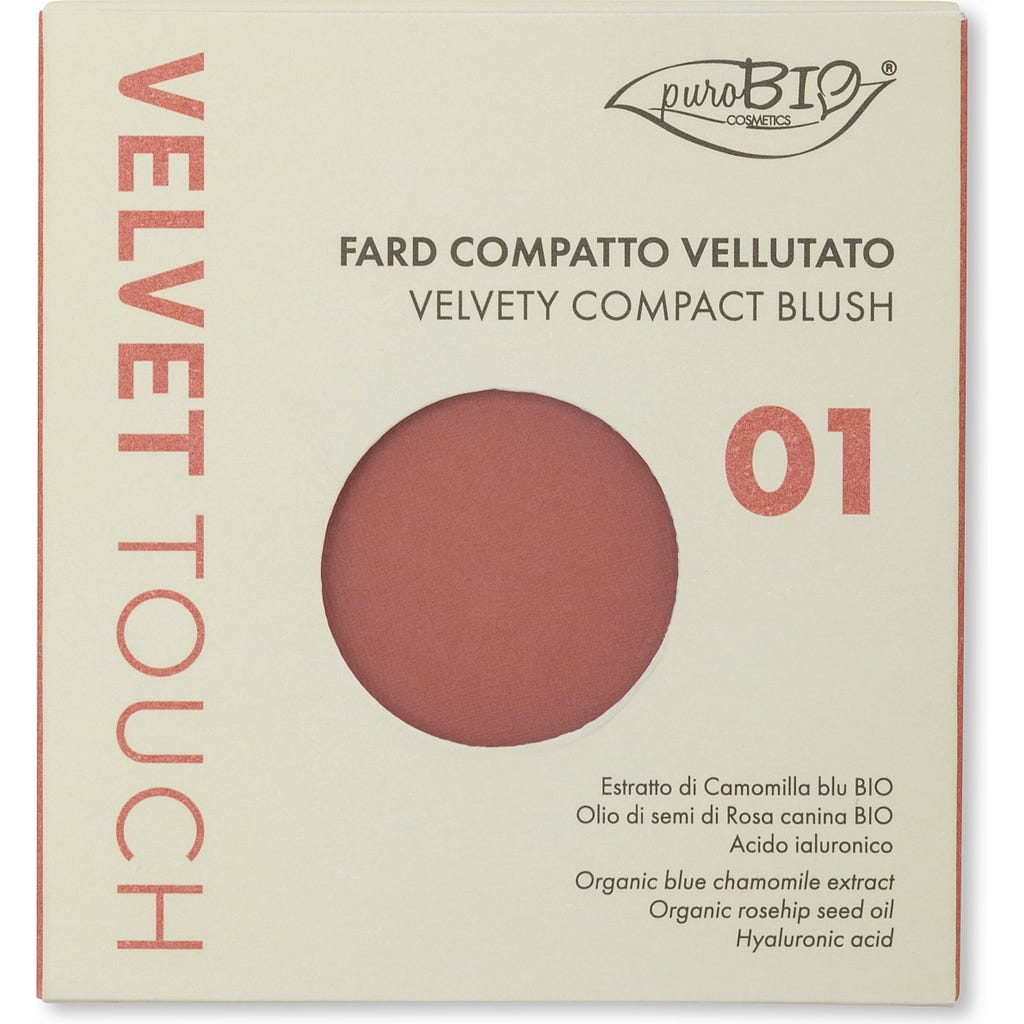 puroBIO Cosmetics Velvet Touch Compact Blush REFILL - Ecco Verde Online ...