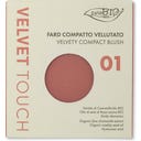 puroBIO cosmetics Velvet Touch Compact Blush REFILL - 01 Pinky Nude (matt) - vegan
