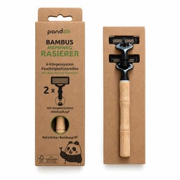 Reusable Razor + 2 Magnetic Replacement Heads - 1 pc