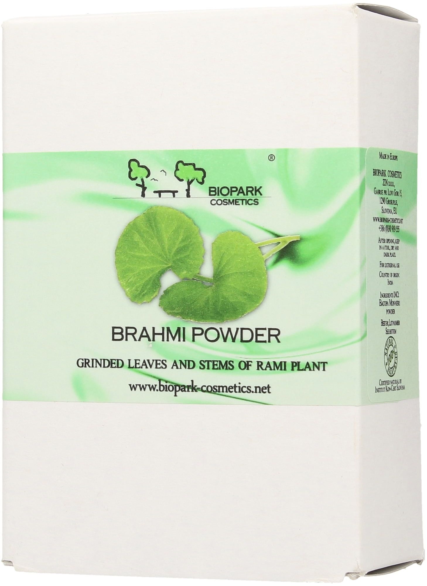 Biopark Cosmetics Poudre de Brahmi - 100 g