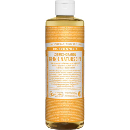Dr. Bronner's Jabón Líquido 18in1 - Limón & Naranja - 475 ml