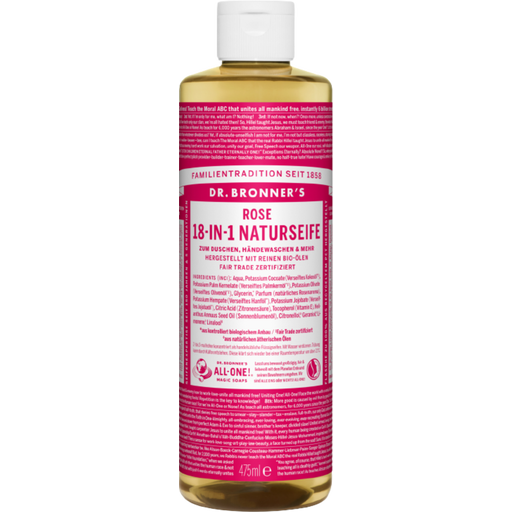 Dr. Bronner's 18in1 Naturseife Rose - 475 ml