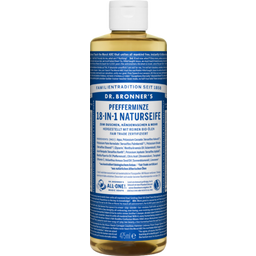 Dr. Bronner's 18-EN-1 Savon Liquide Menthe Poivrée - 475 ml