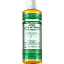 Dr. Bronner's 18in1 nestemäinen saippua, manteli - 240 ml