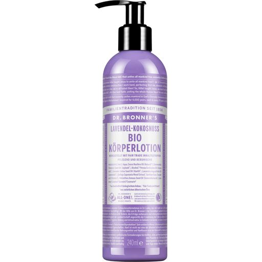 Dr. Bronner's Organic Lavender and Coconut Body Lotion - 240 ml